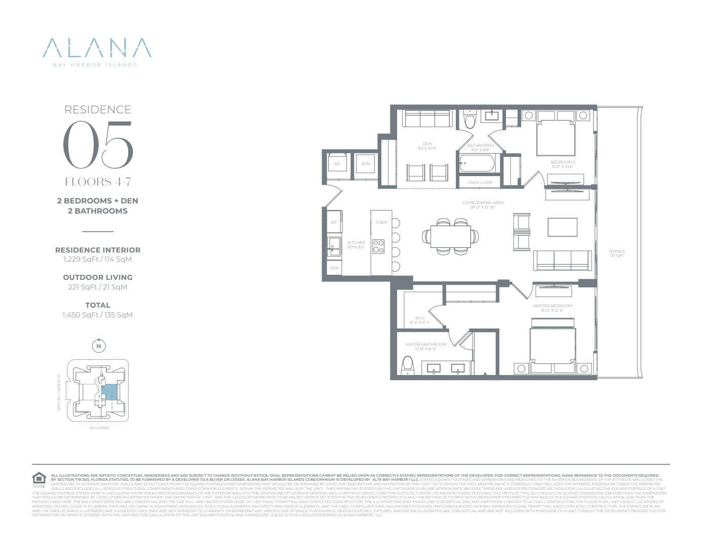 Alana Bay Harbor Floorplan Plan 05/47