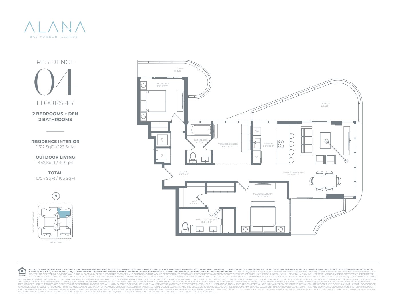 Alana Bay Harbor Floorplan Plan 04/47