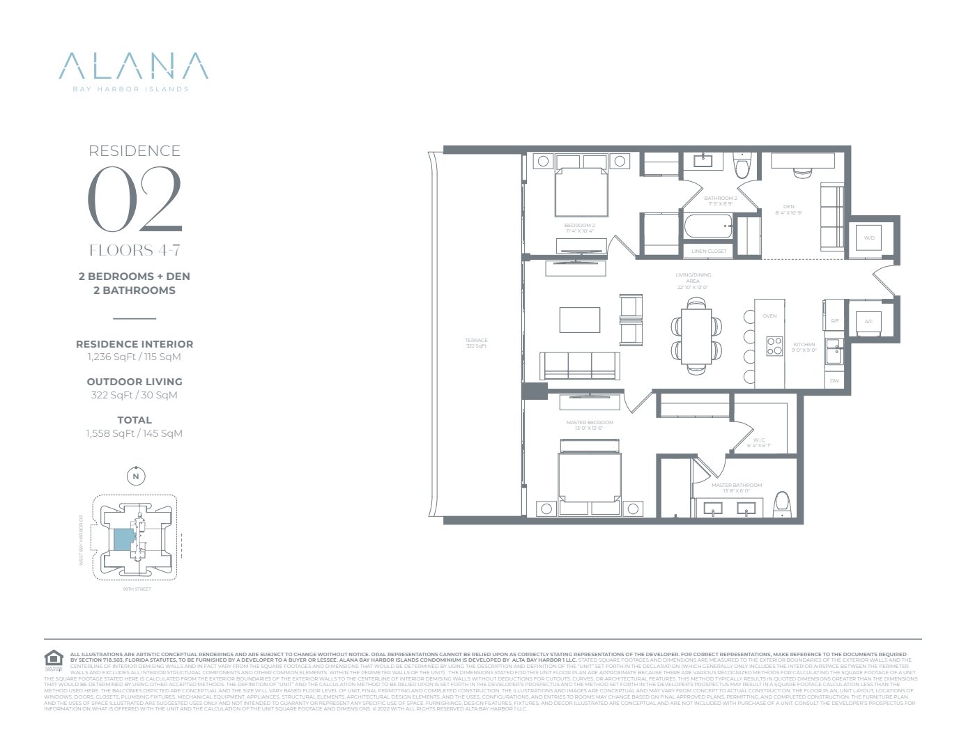 Alana Bay Harbor Floorplan Plan 02/47