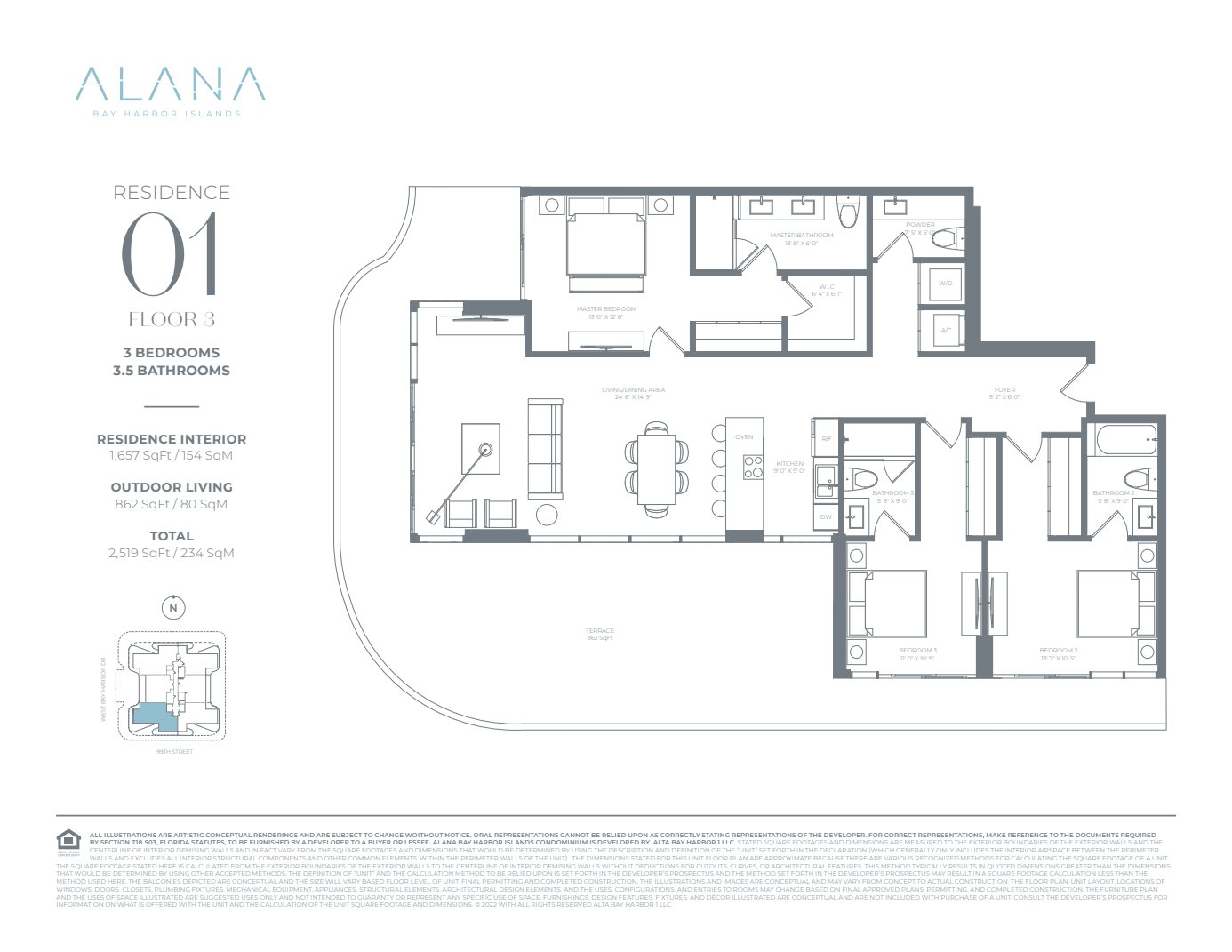 Alana Bay Harbor Floorplan 01