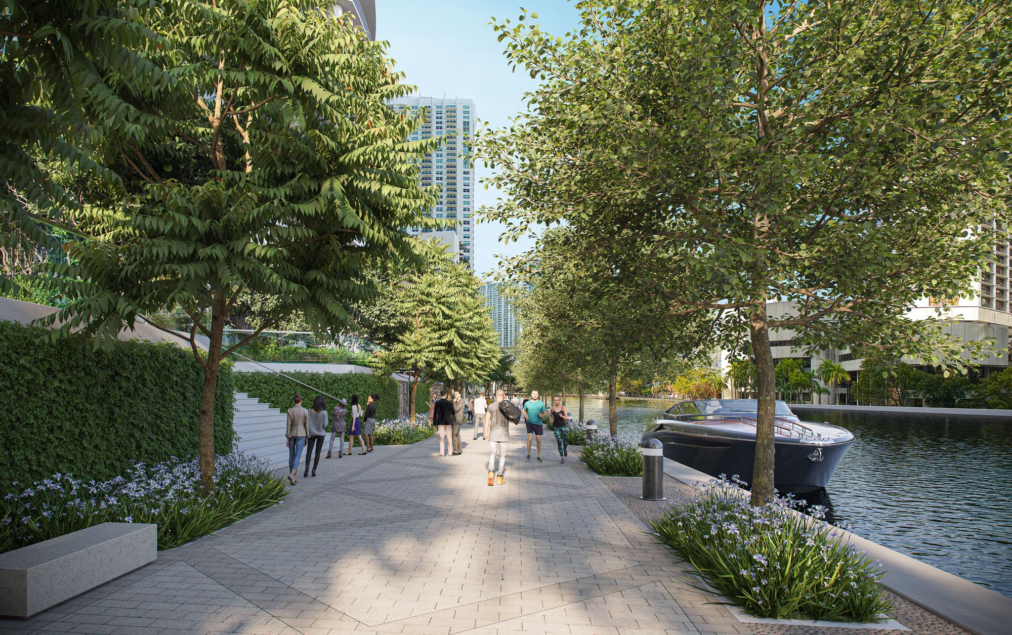 Viceroy Brickell Riverwalk Promenade