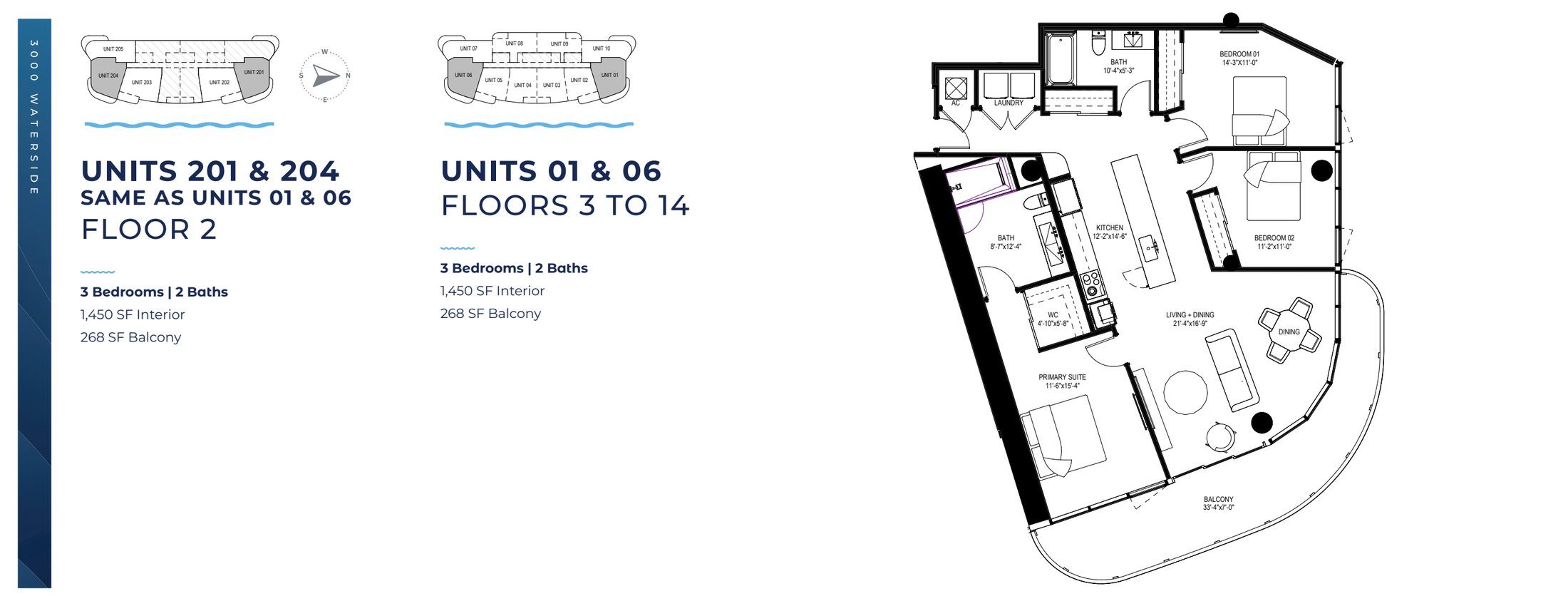 Waterside Floorplans 201:204:01:06