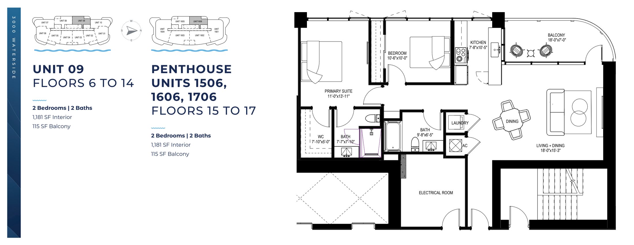 Waterside Floorplans 09:1506:1606:1706