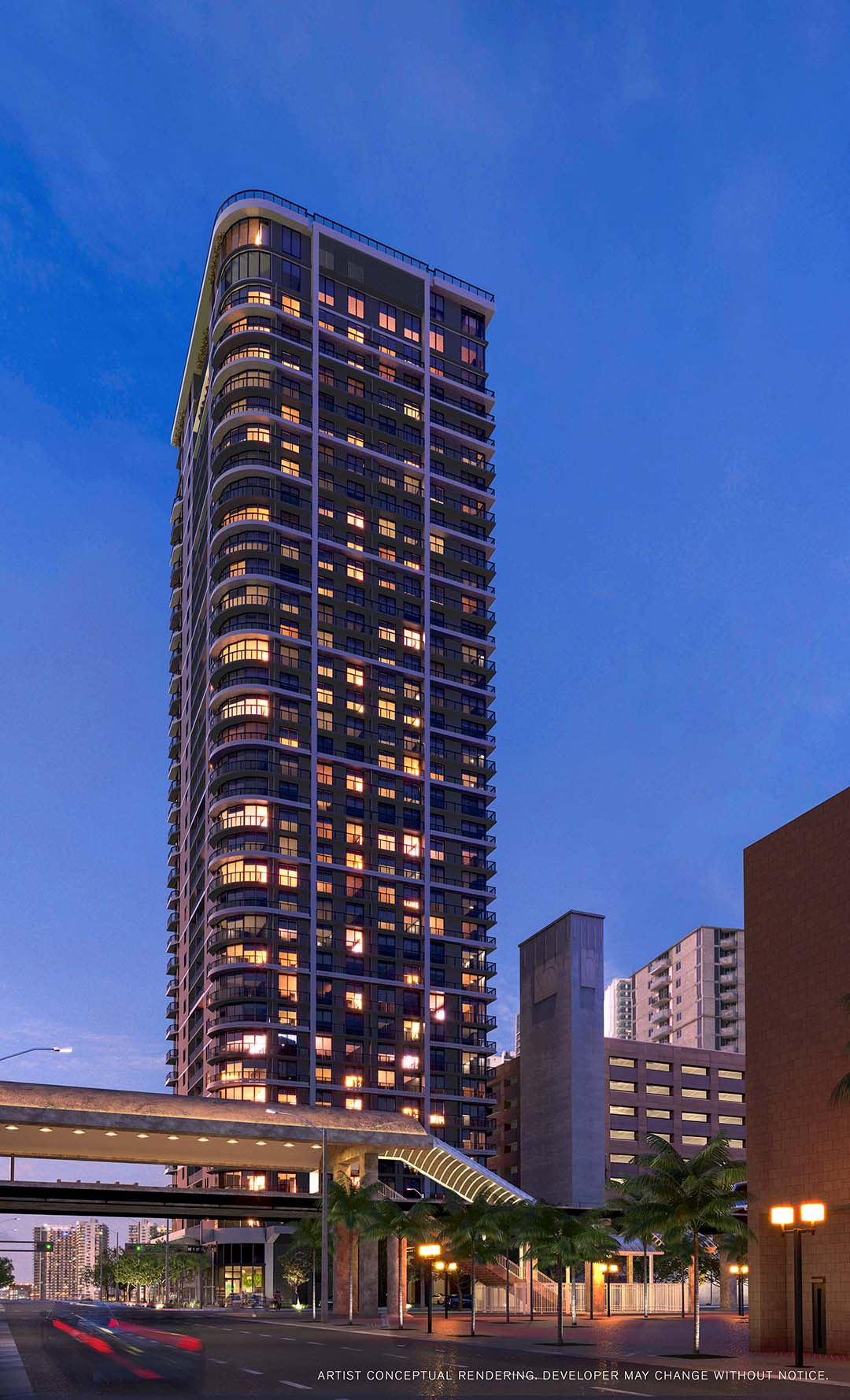 501 First Residences 501 Night South