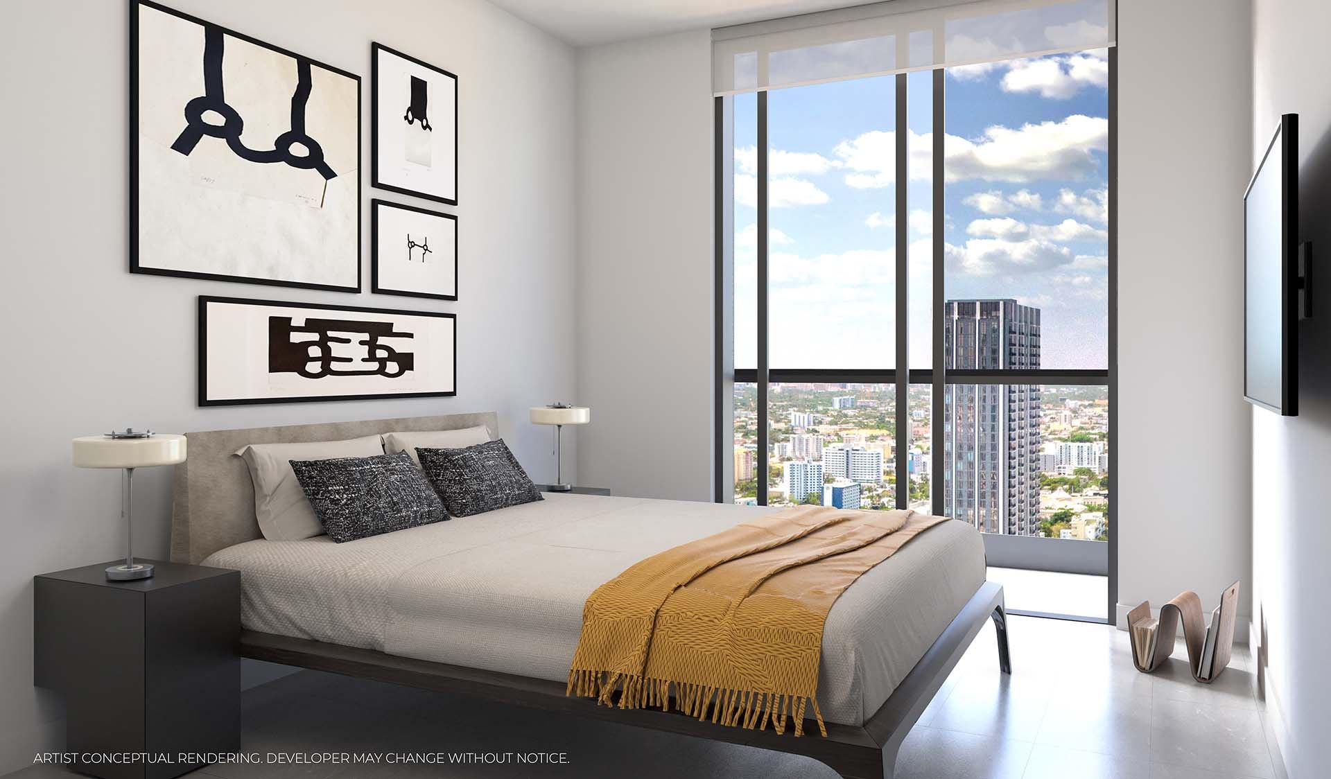 501 First Residences Bedroom