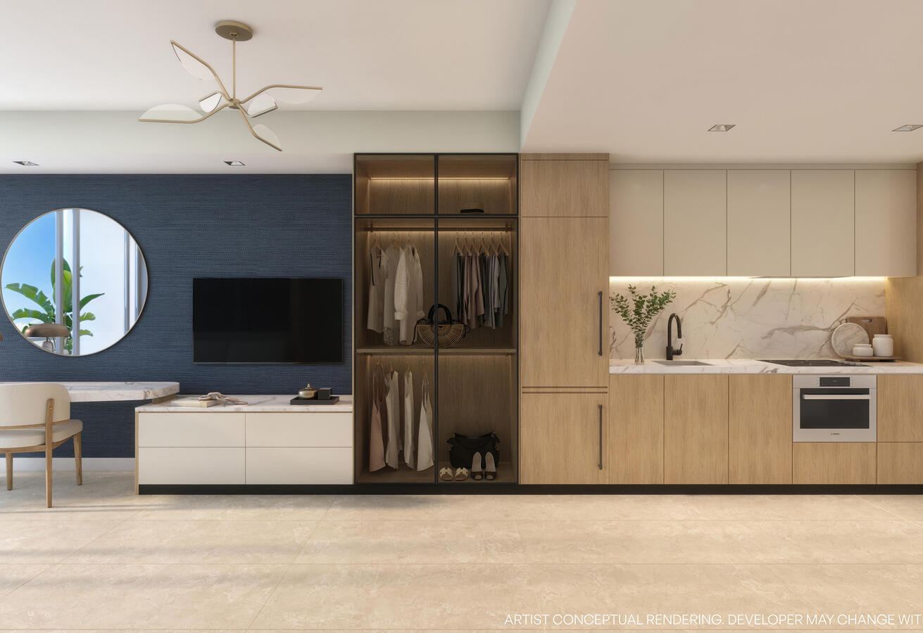 7200 Collins new construction condo project exterior Miami Beach, FL
