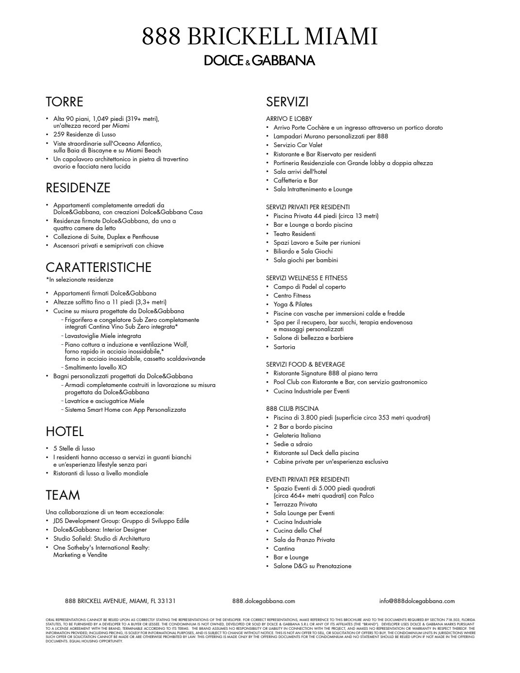 Ita 888 Brickell Dolce&gabbana