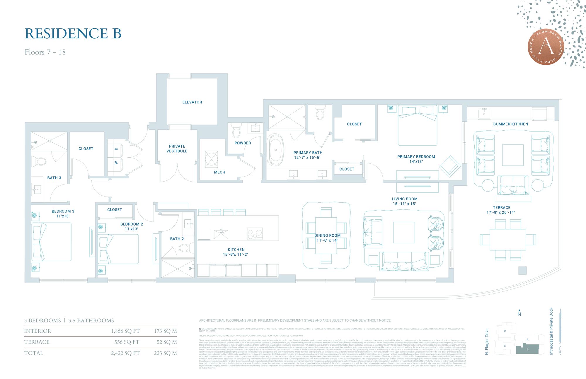 Residence B Floors 18