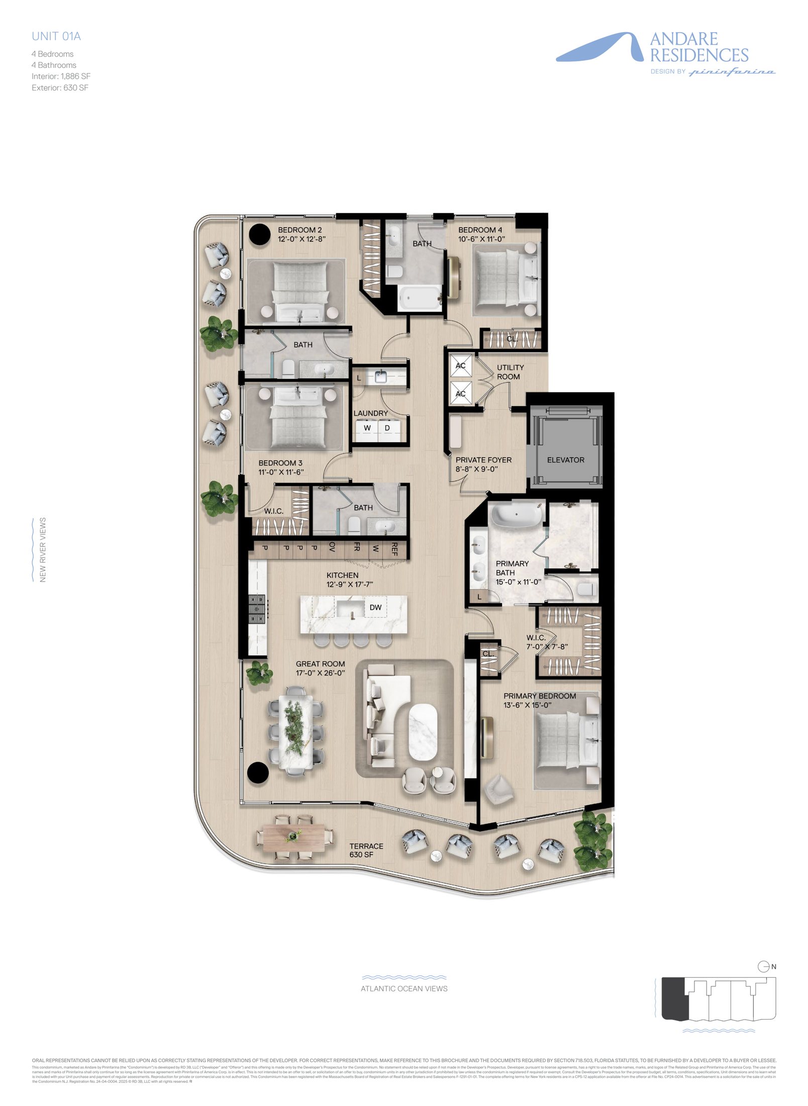 Andare Floorplans