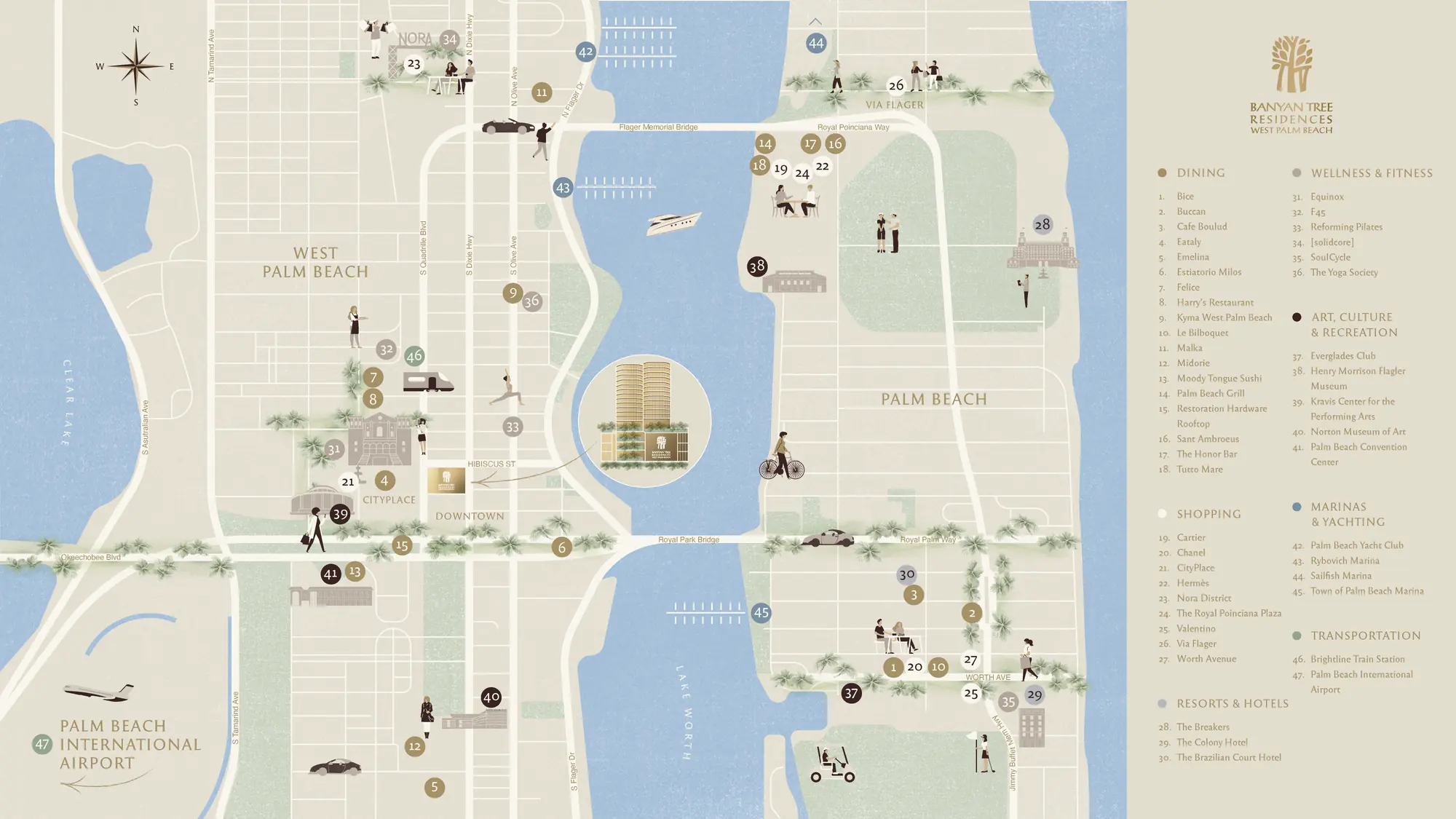 K&p Banyan Neighborhood Map Digital Fa