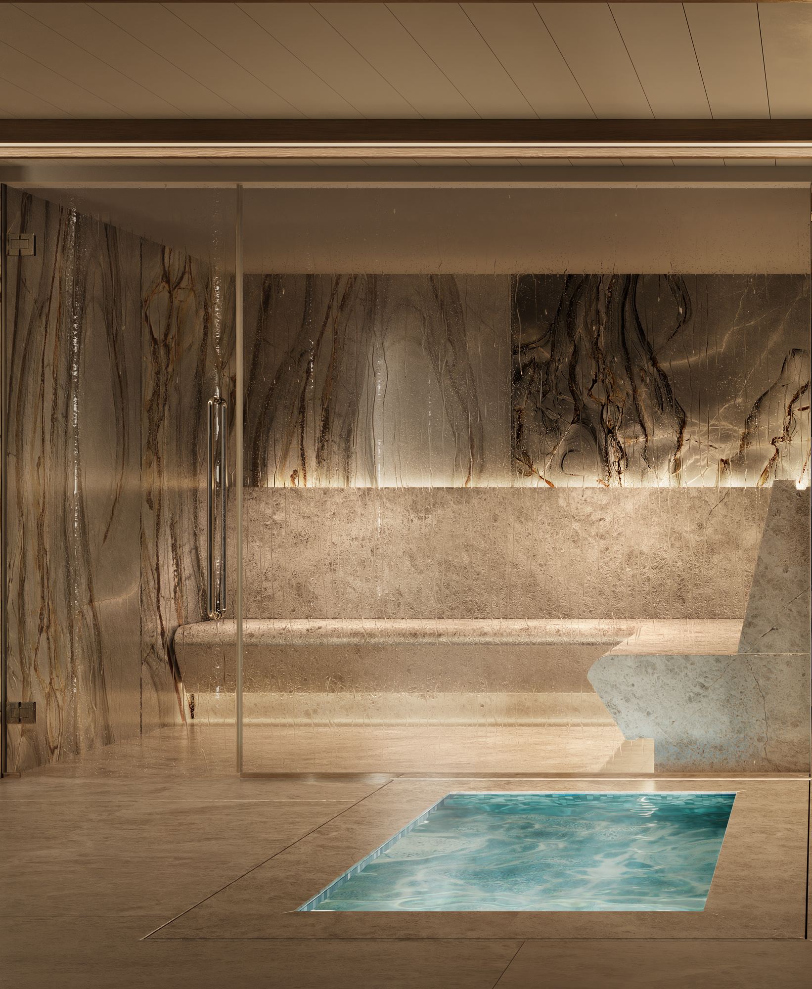 Bay Harbor Towers Bht Steam Room Hot Plunge