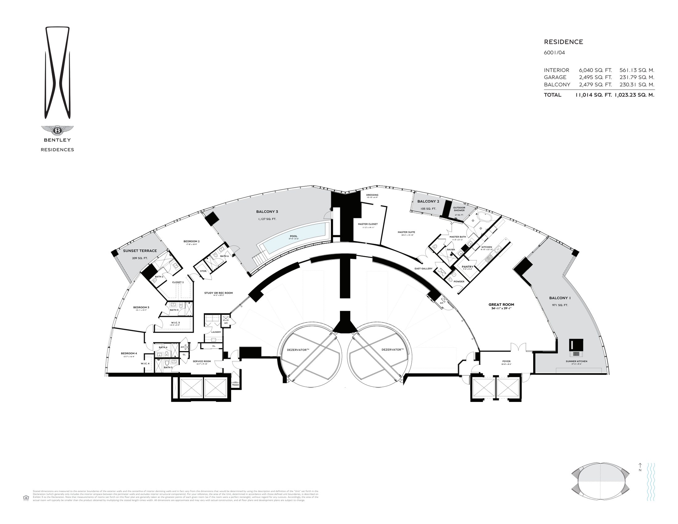Bentley Residences Combo Floor Plan
