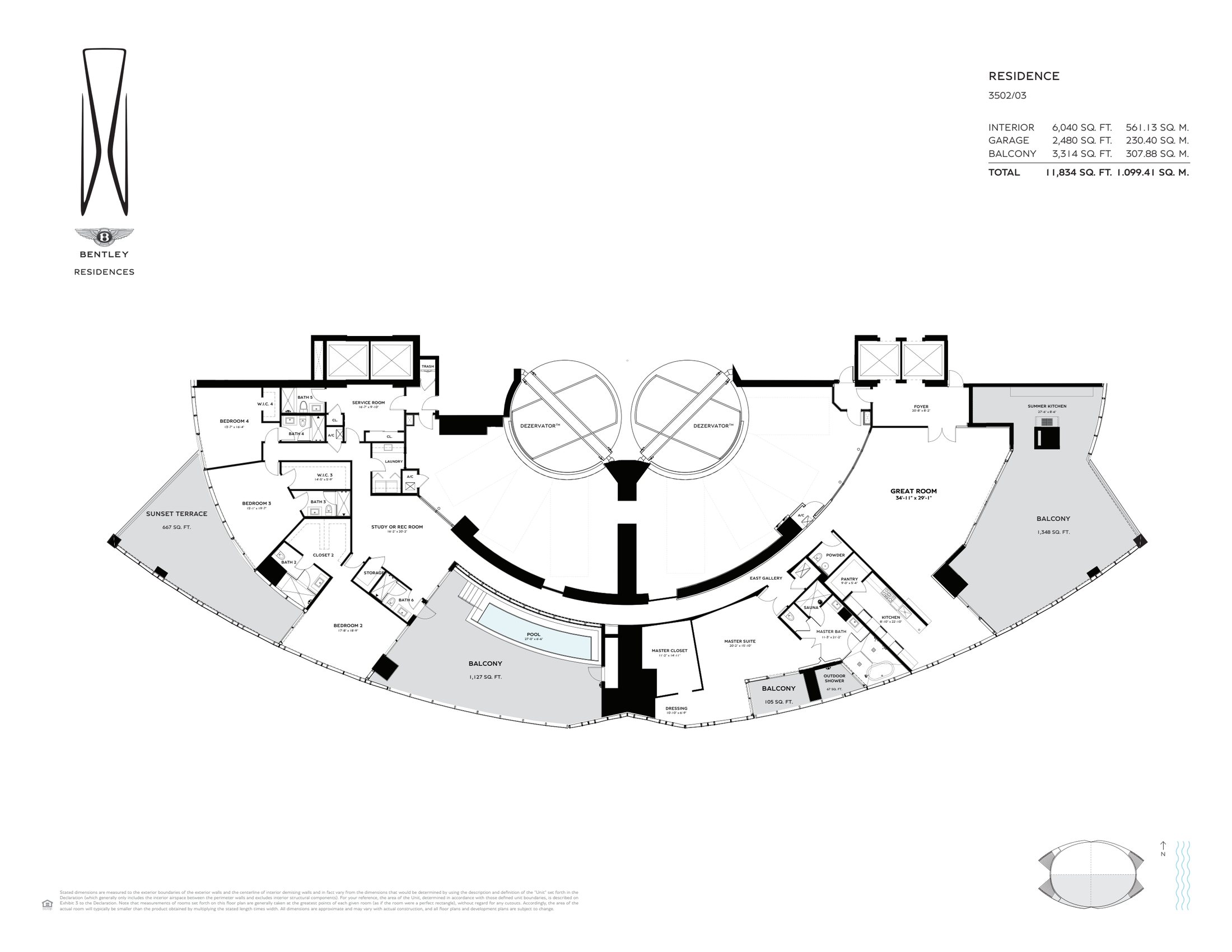 Bentley Residences Combo Floor Plan