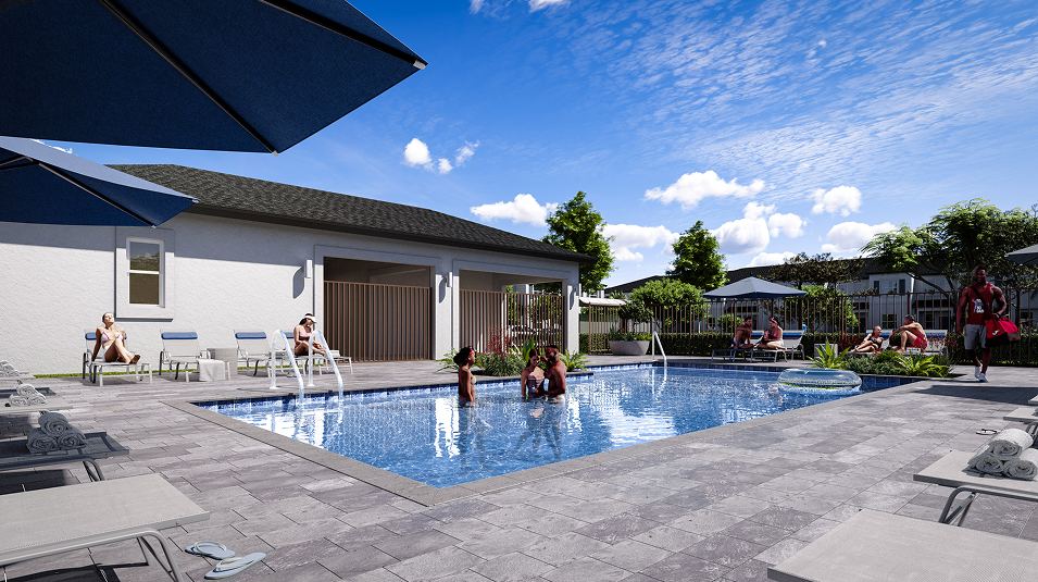 Breezewood new construction condo hero exterior and amenity gallery Princeton, FL