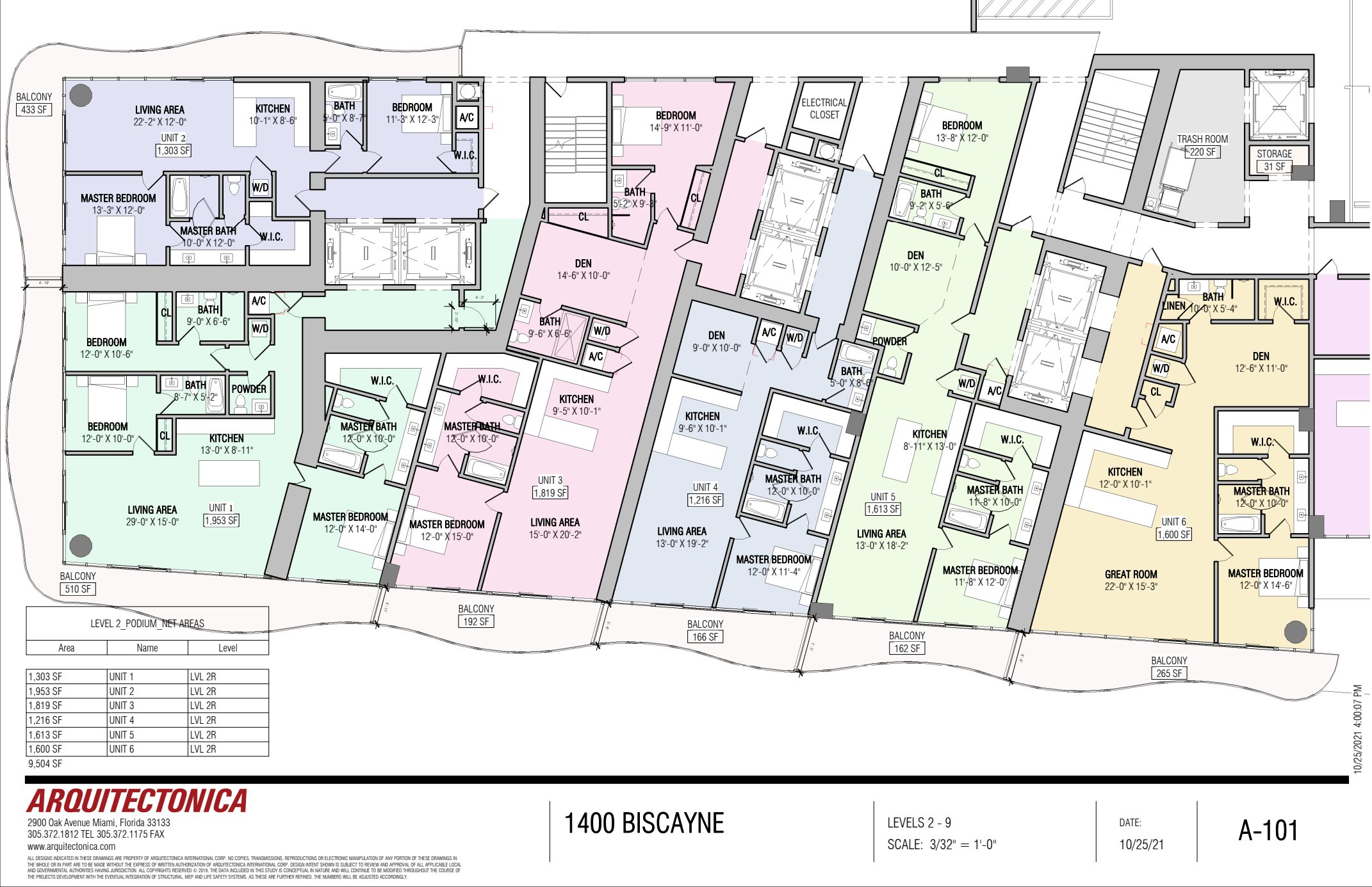 Architectonica Floor Plates
