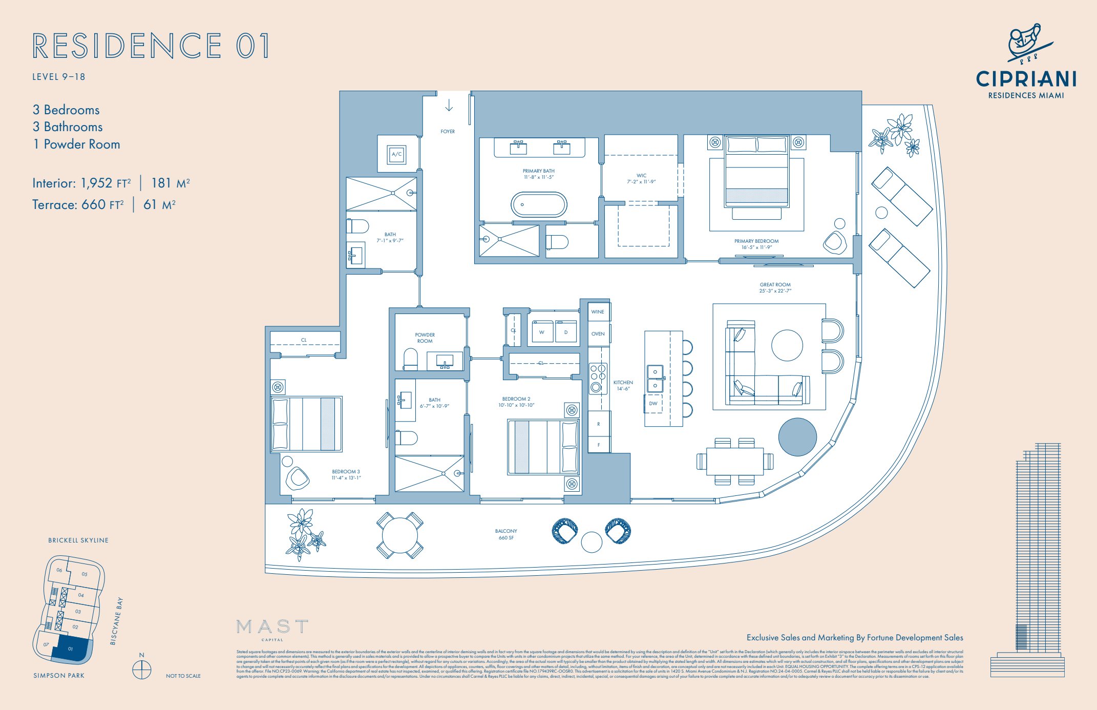 Adm Cipriani Residences Miami Floor Plans