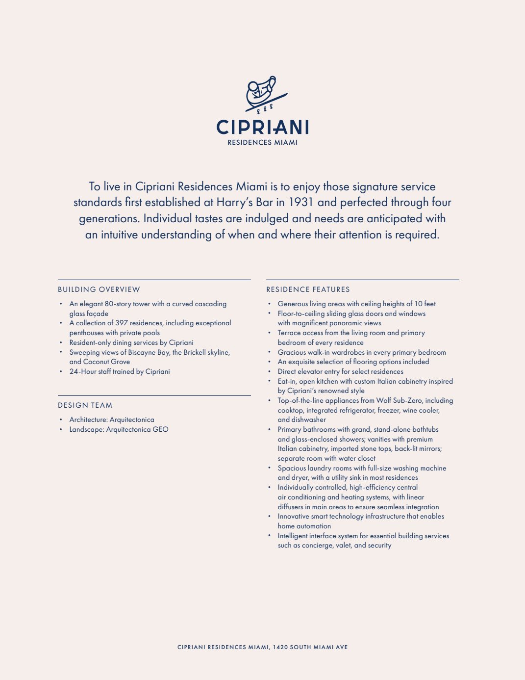 Qar Cipriani Fact Sheet New Disclaimers