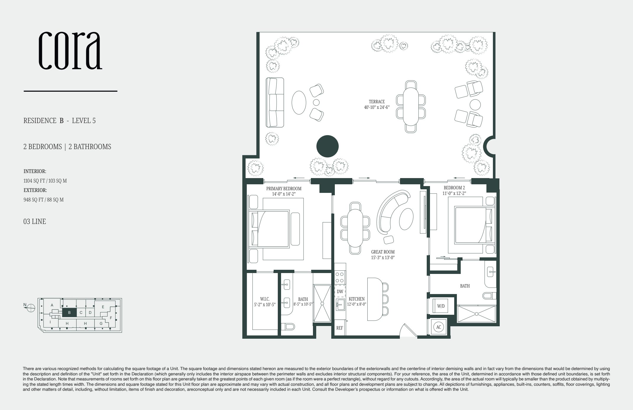 B 03 (lev 5) Floor Plan