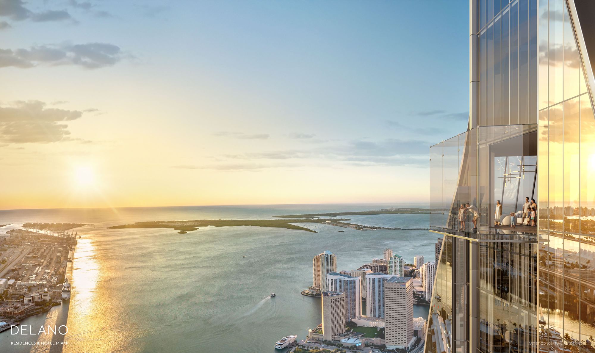 Delano Residences & Hotel Miami Deck