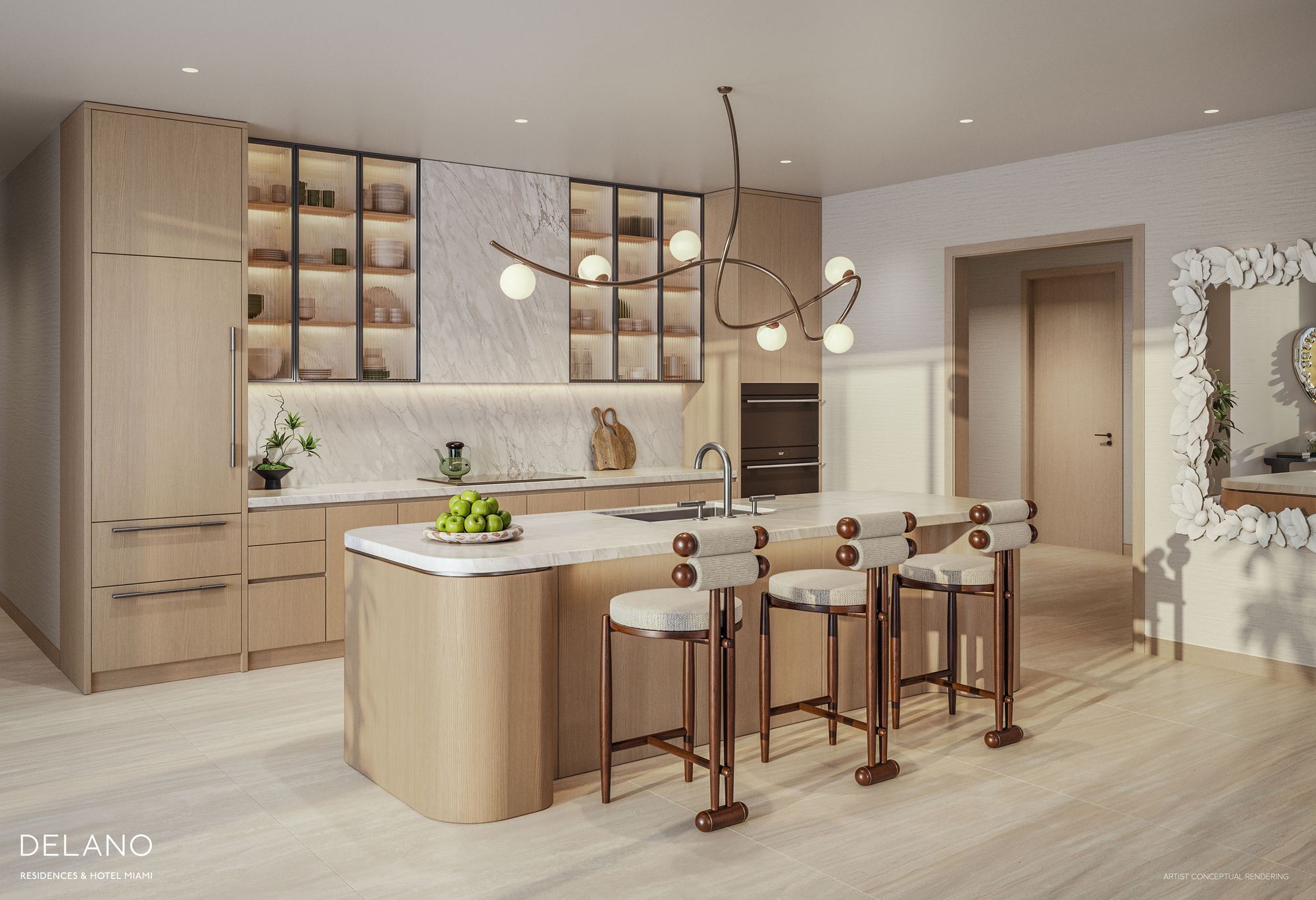 Delano Residences & Hotel Miami Kitchen