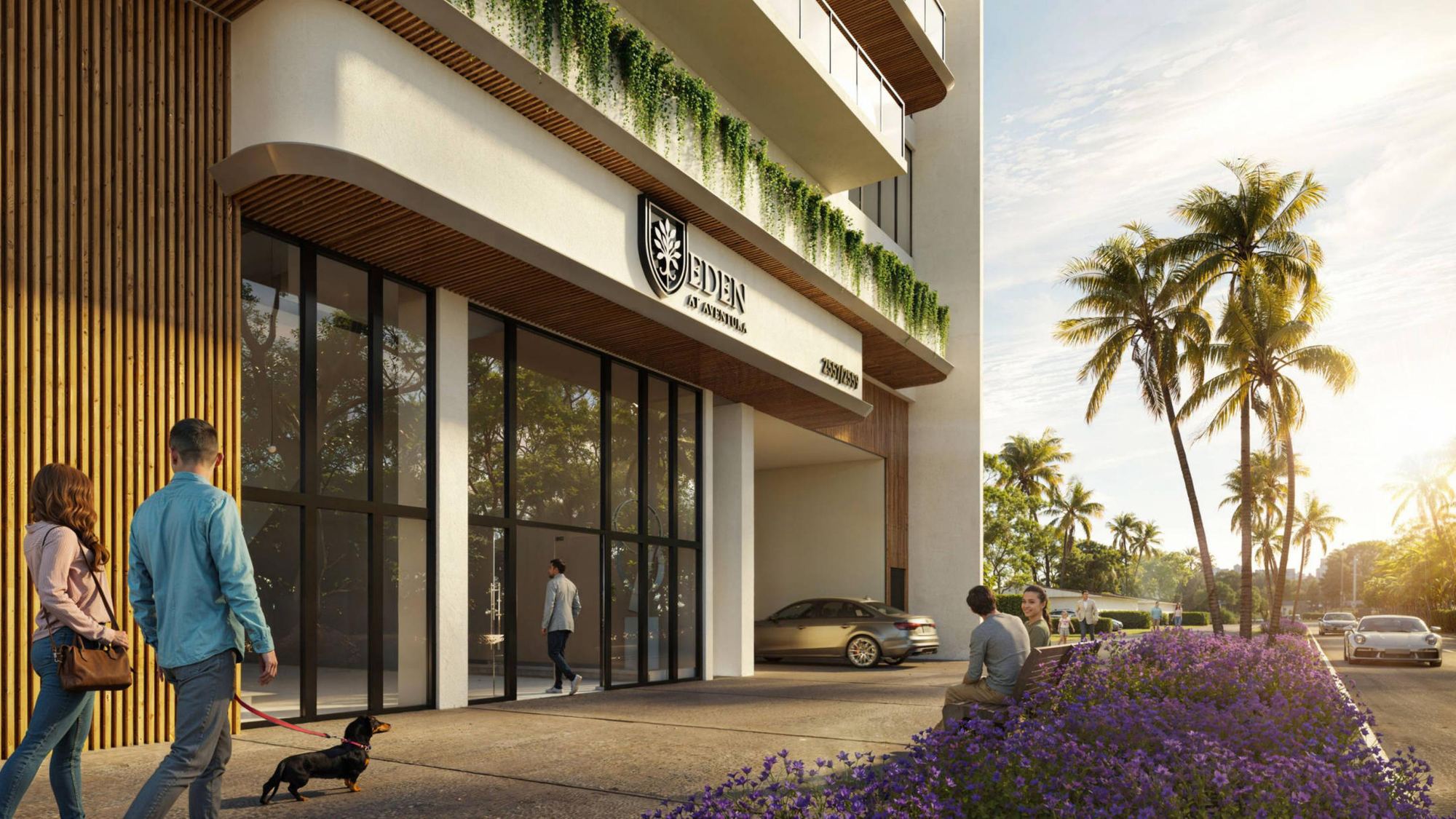 Eden Residences new construction condo project exterior Ojus (adjacent to Aventura), Aventura / Ojus, Miami, FL