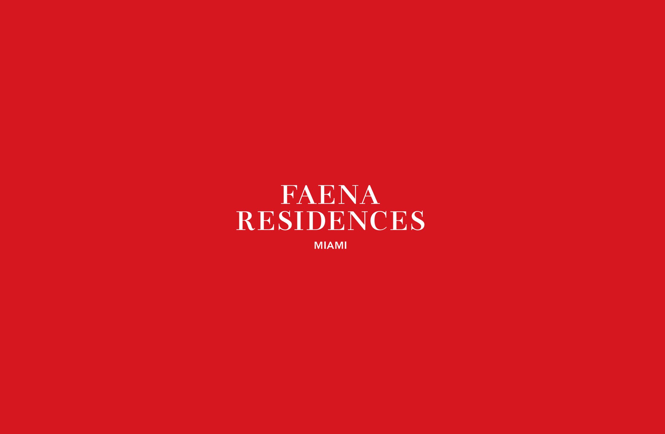 Faena Residences Miami Travel Brochure Port
