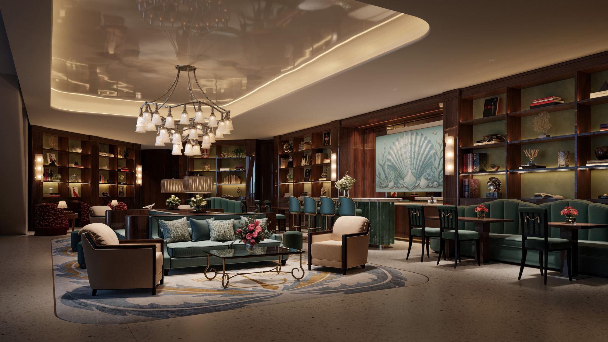 Faena Residences Miami Faena Residences Miami Library Night