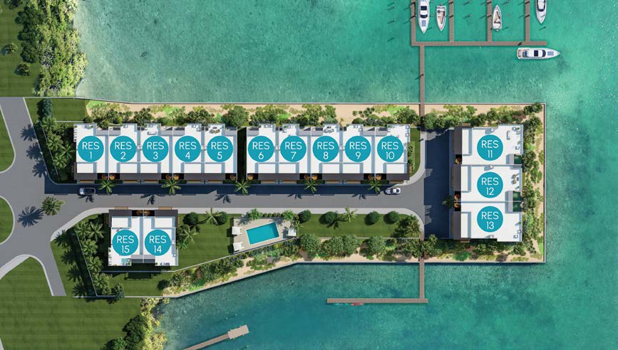 Forté Luxe Site Plan With Numbered Residences