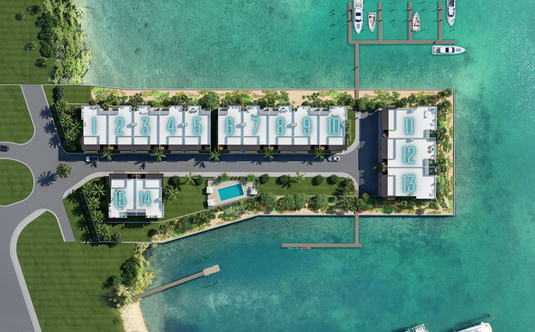 Numbered Site Plan