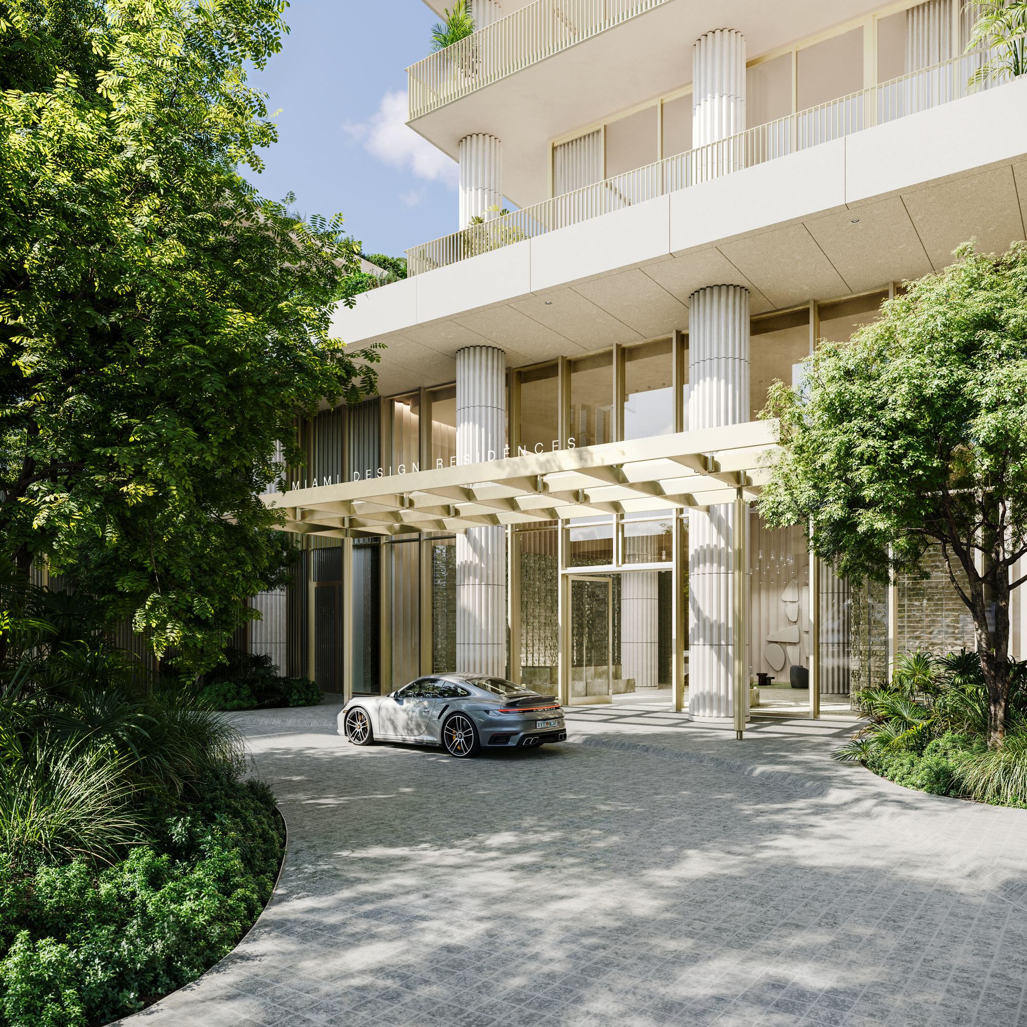 Fouquet's Hotel & Residences Miami Design Residences Port Cochere