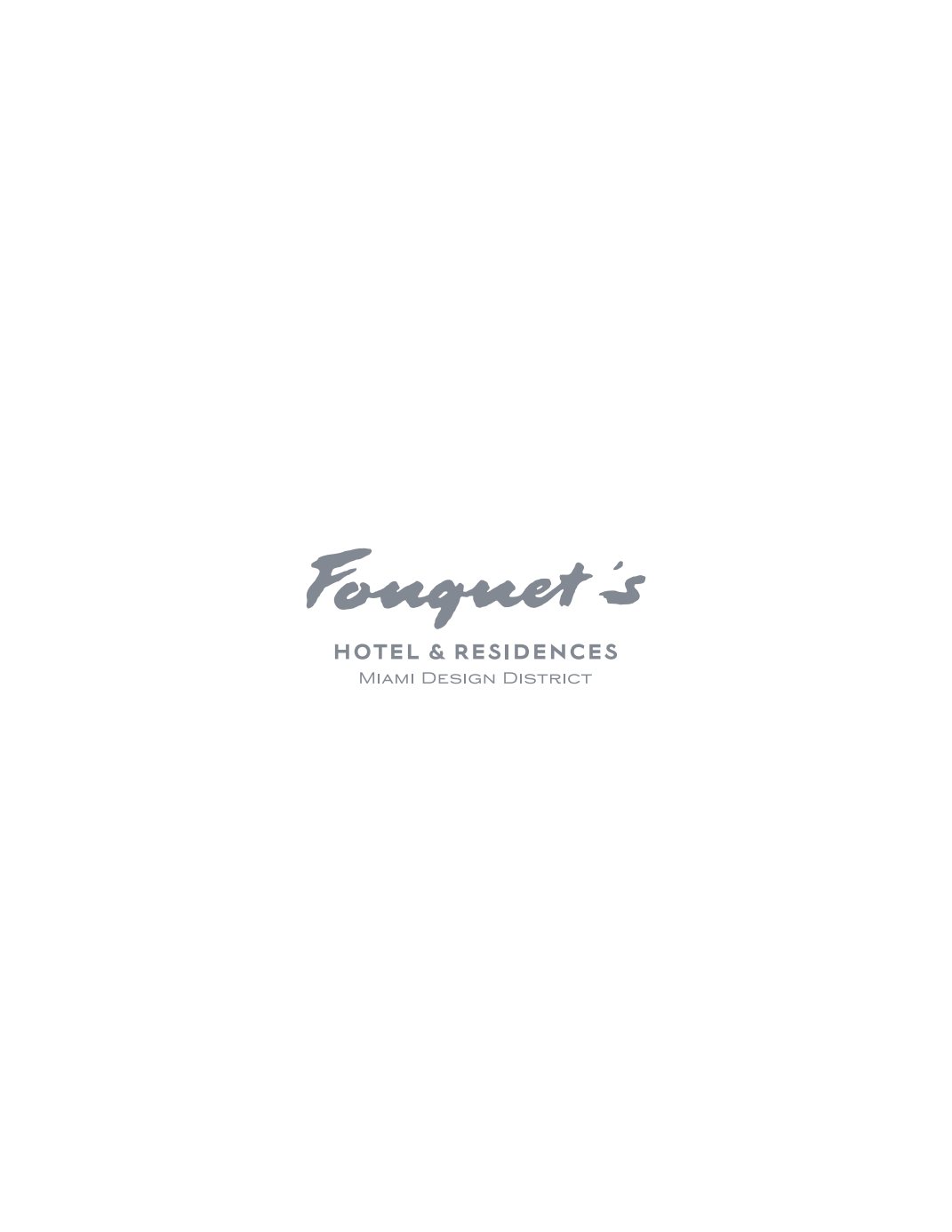 Fouquet's Hotel Residences Fact Sheet
