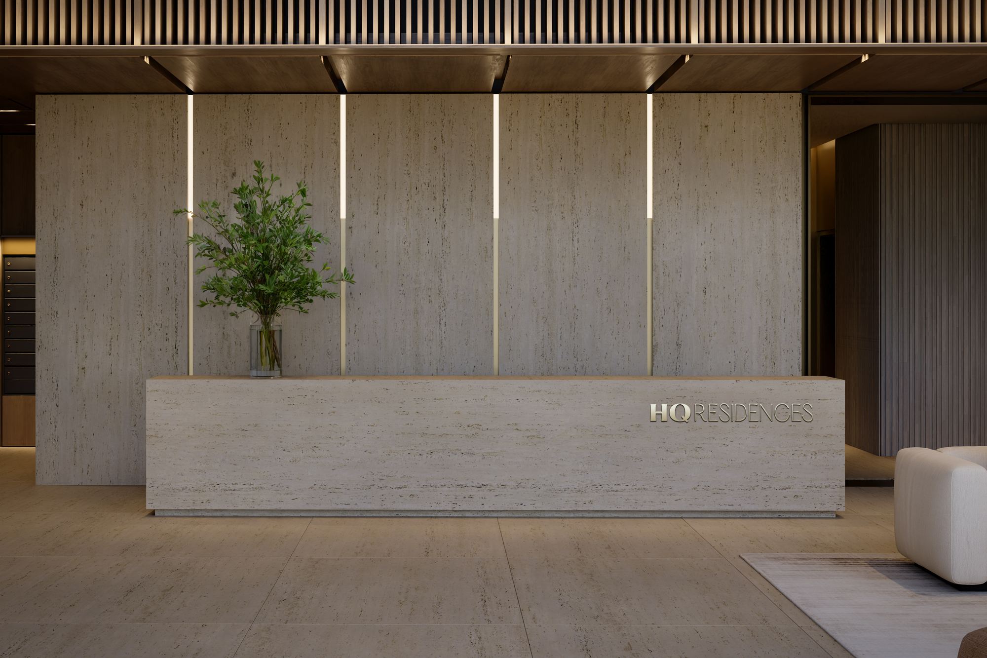 HQ Residences Miami Lobby