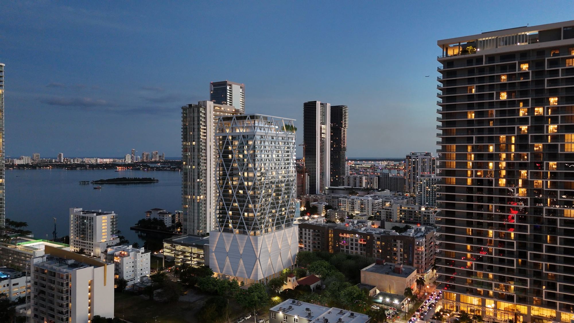 HQ RESIDENCES Hero Shot Night View