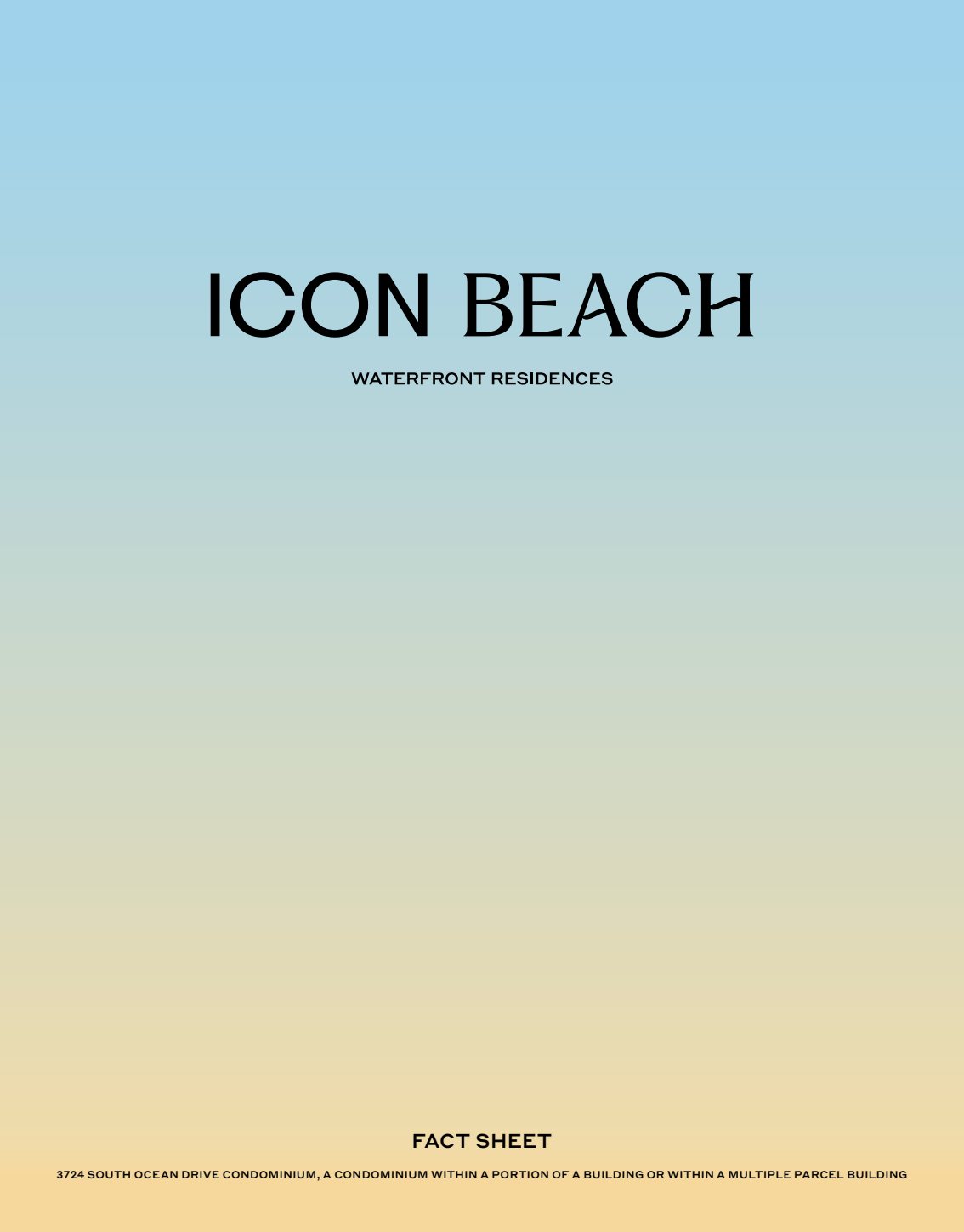 Icon Beach Fact Sheet English Unbranded