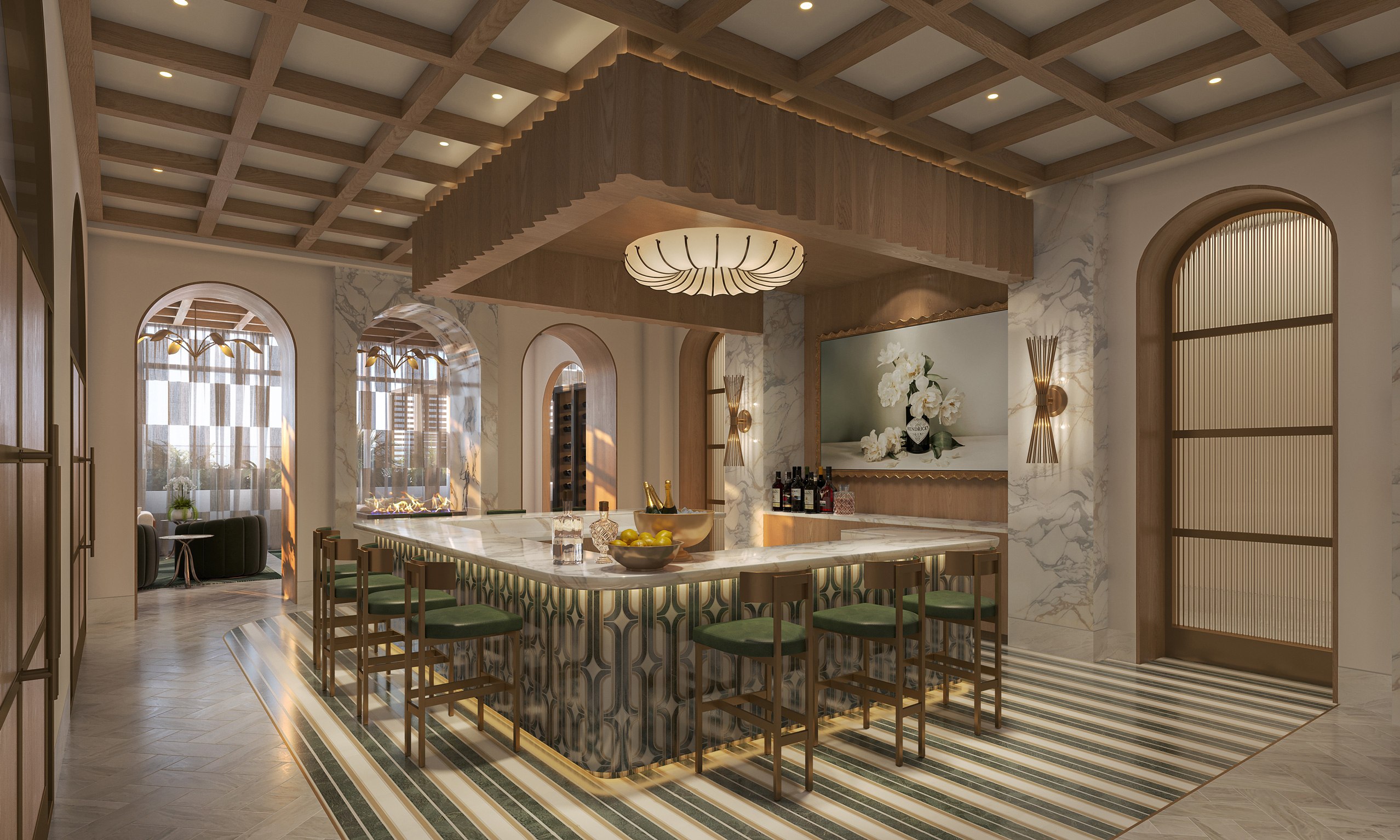 Maison d'Or Club Room