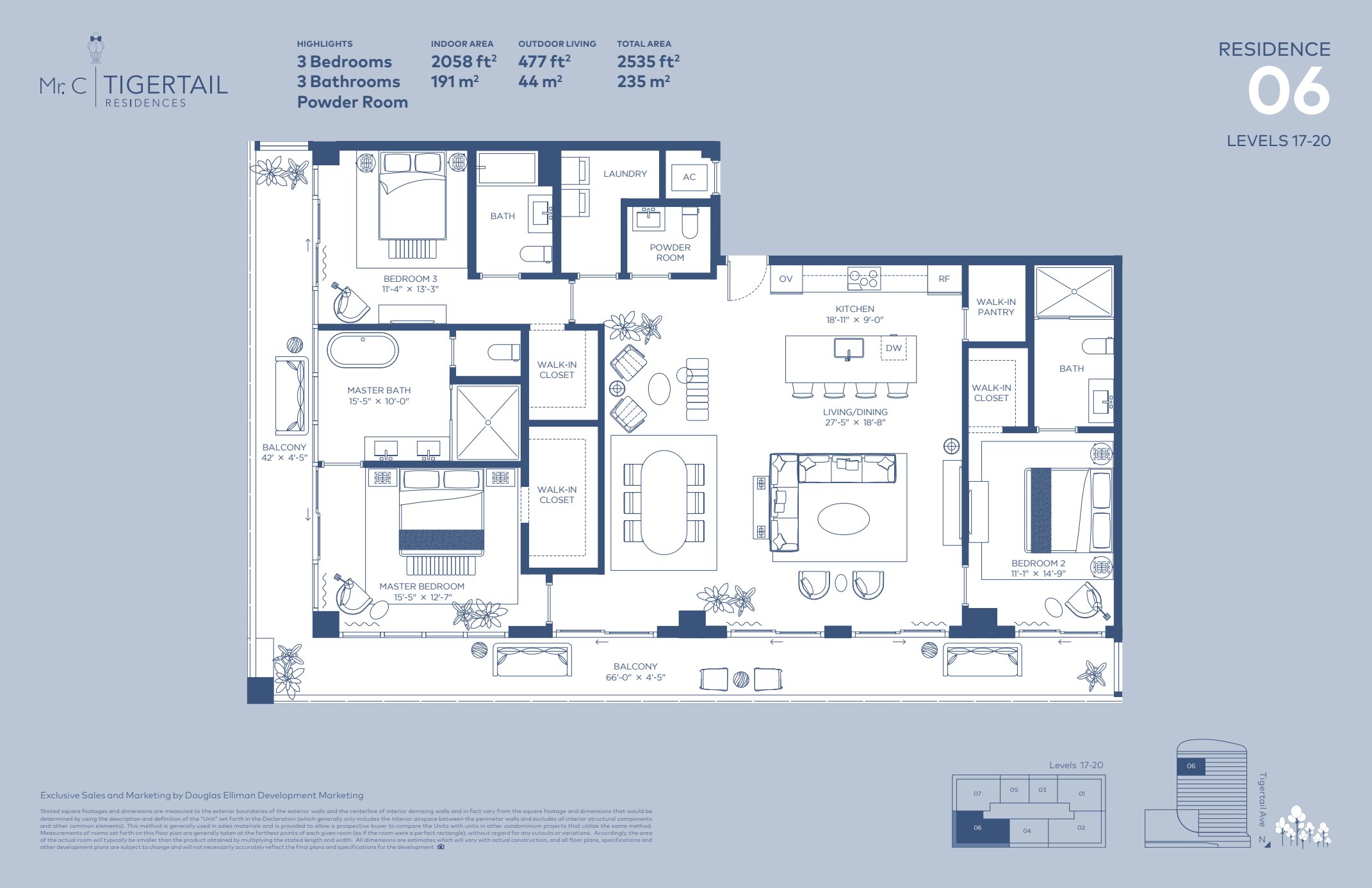 Mr C Tigertail Floorplan