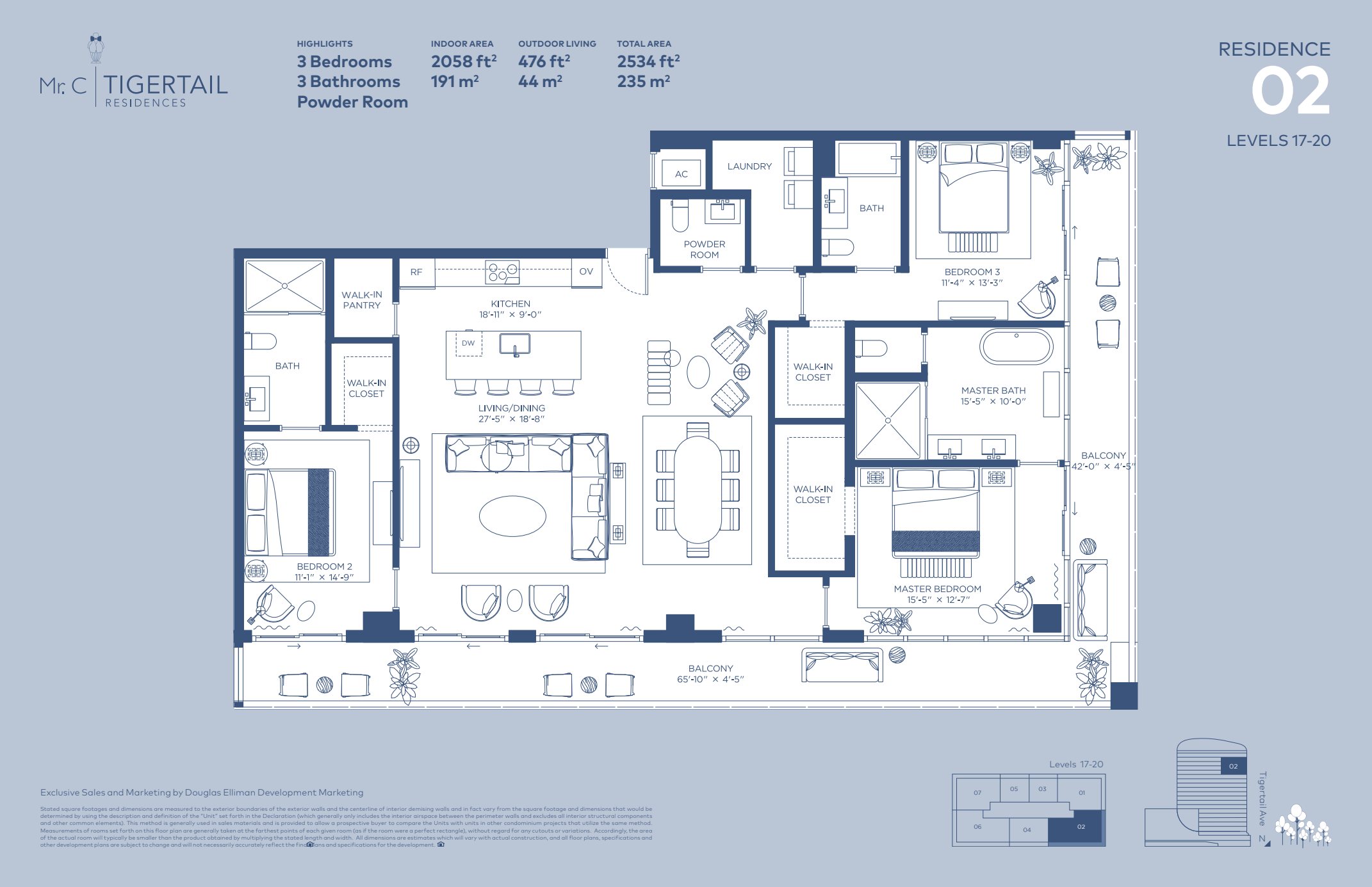 Mr C Tigertail Floorplan