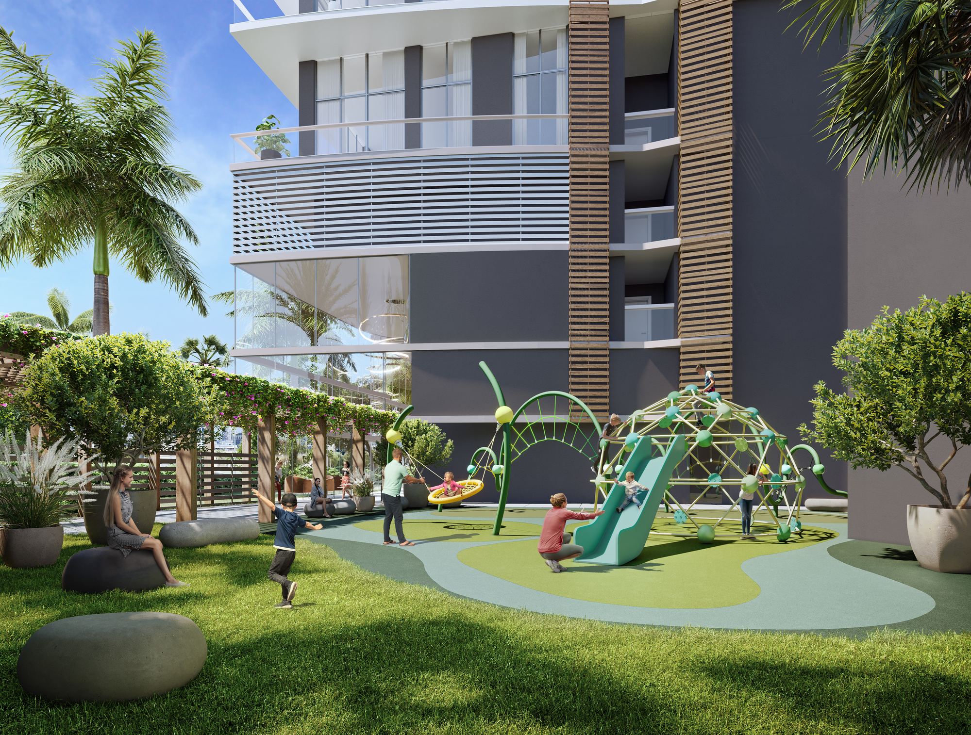 Nexo Residences North Miami Beach Forne 10 Playground High People