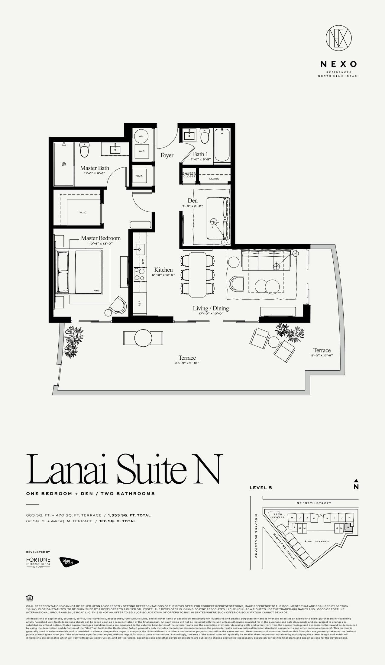 Nexo Residences Lanai Suite Floorplan