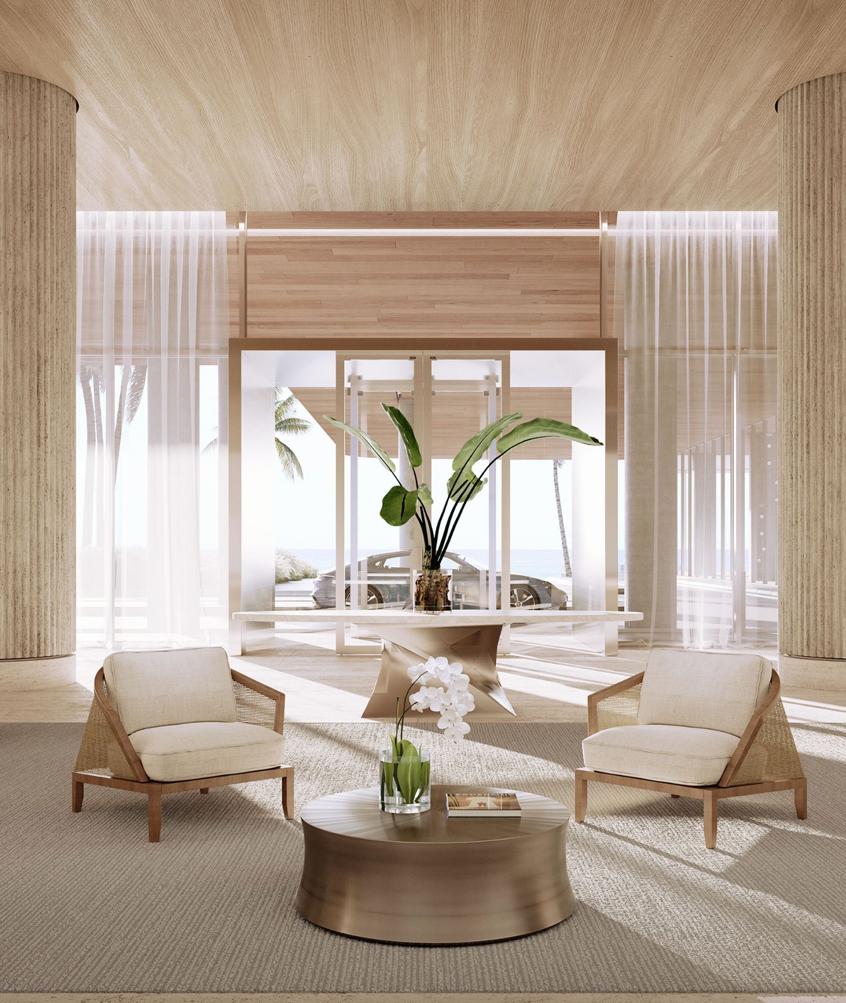 Olara Residences new construction condo hero exterior and amenity gallery West Palm Beach, FL