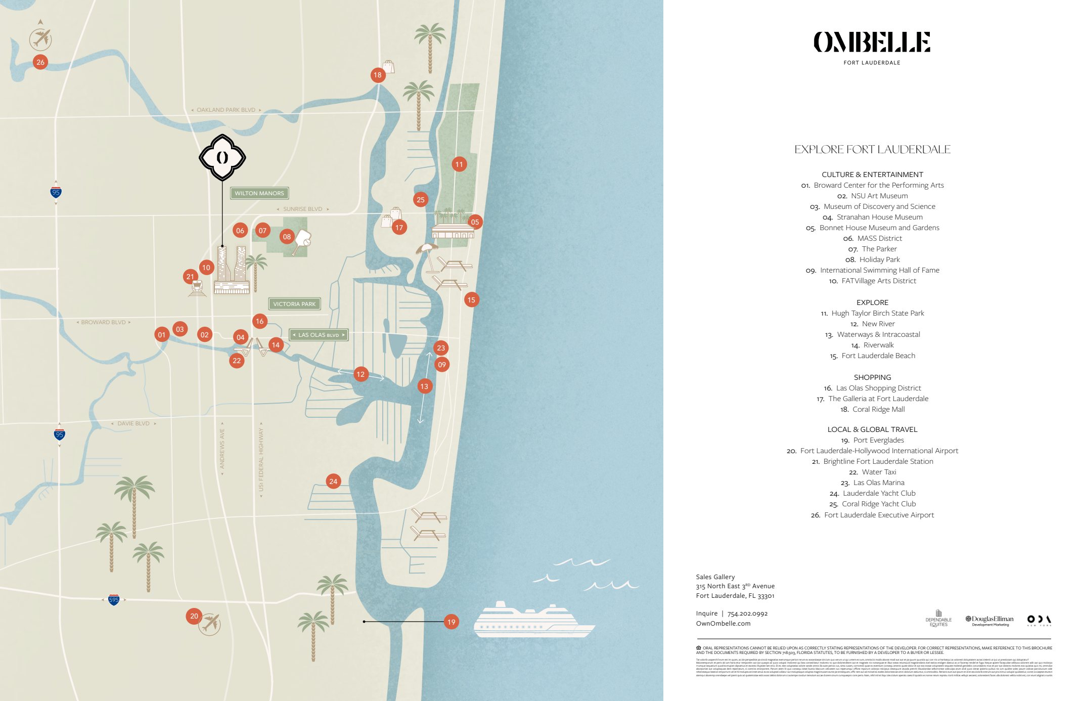Ombelle Location Map