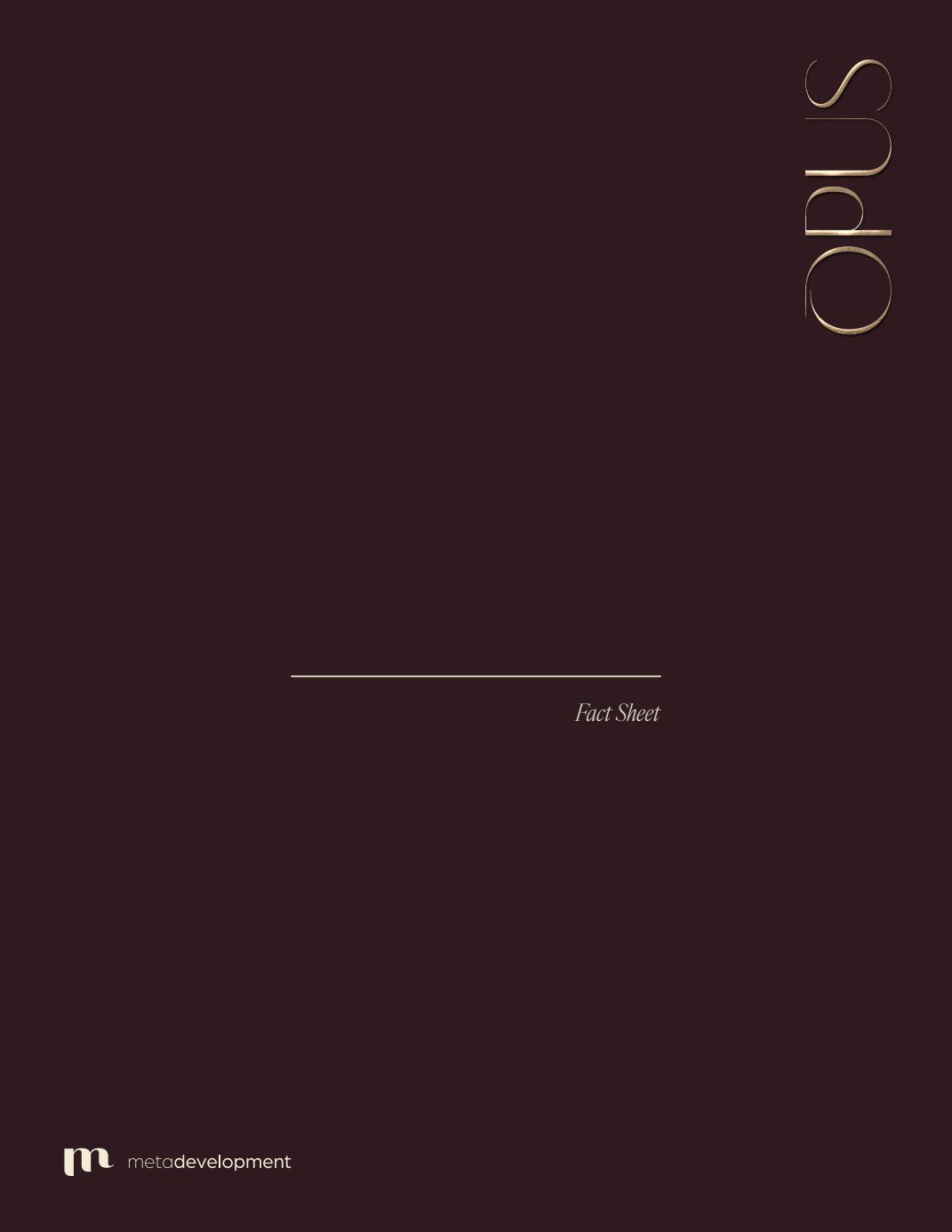 Opus Fact Sheet