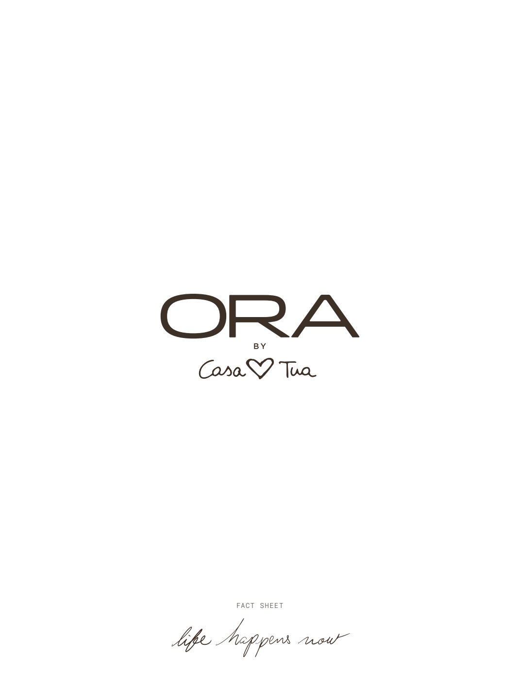 12 Ora by Casa Tua Fact Sheet