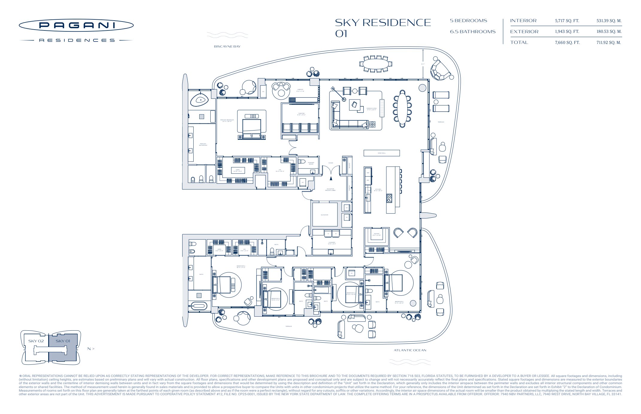 Sky Residence Plans