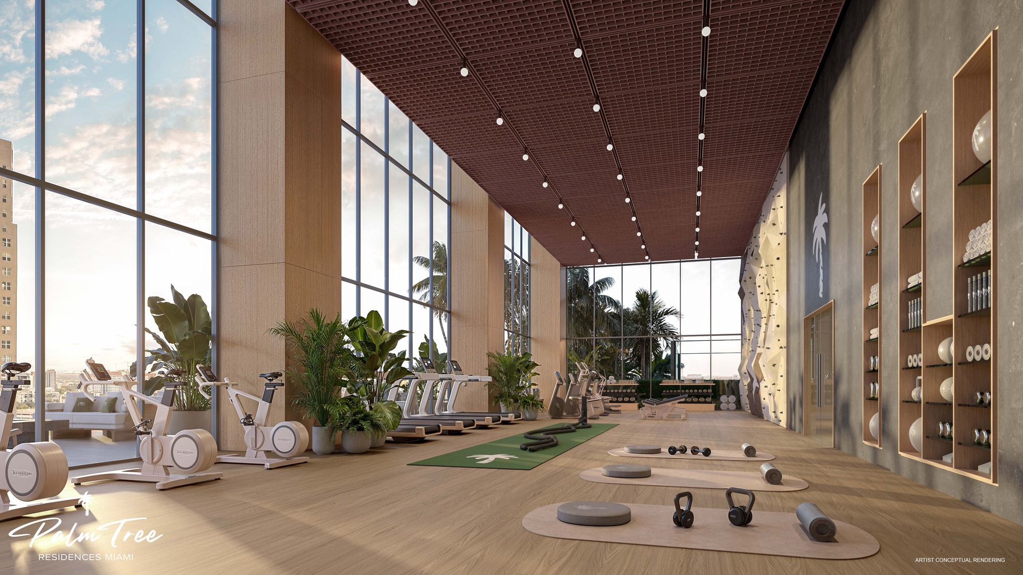 Palm Tree Residences Miami Fitness Center