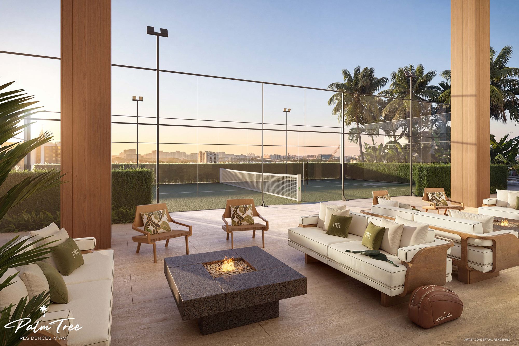 Palm Tree Residences Miami Palm Tree Residences Padel Court