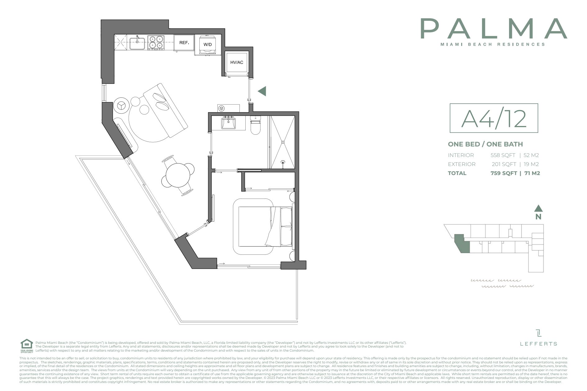 Palma A4:12 Bed Bath