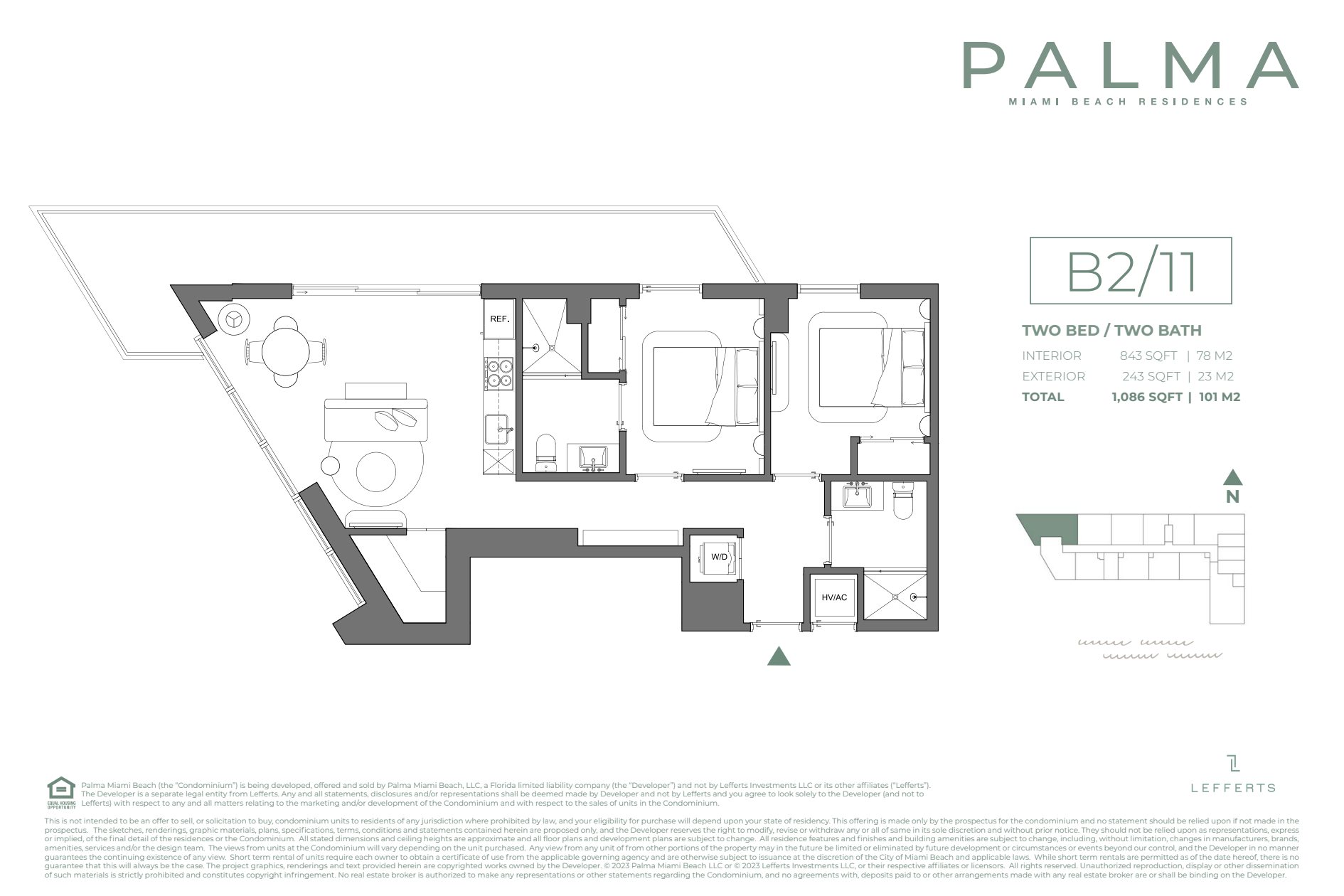 Palma B2:11 Bed Bath