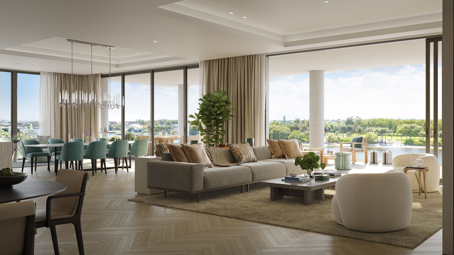 Rosewood Residences Hillsboro Beach Greatroom