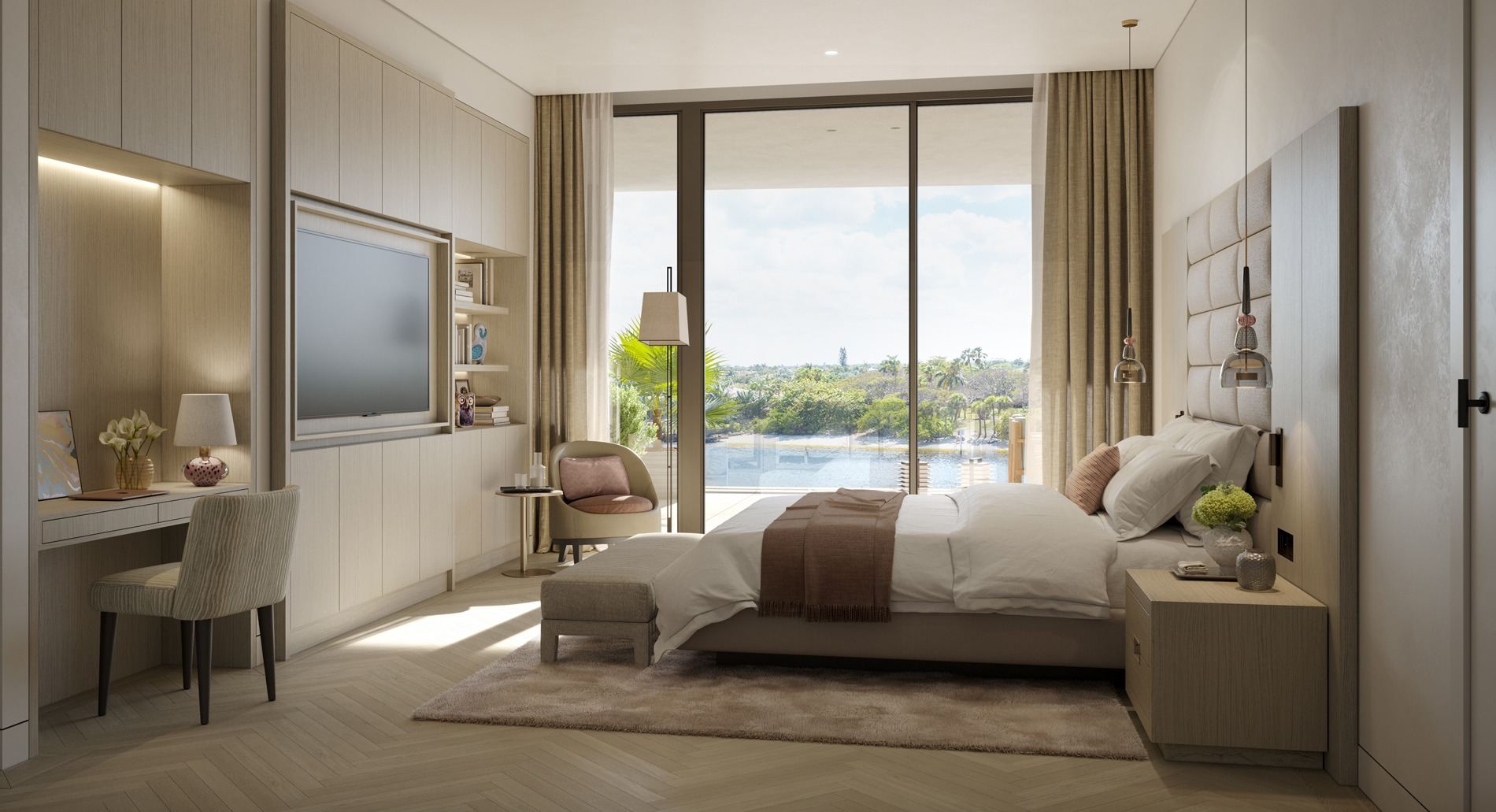Rosewood Residences Hillsboro Beach Masterbedroom